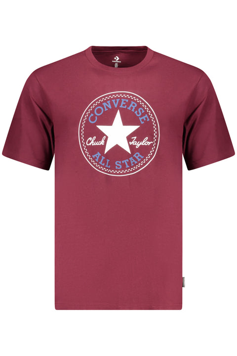 Converse T-Shirt Maniche Corte Uomo Rosso