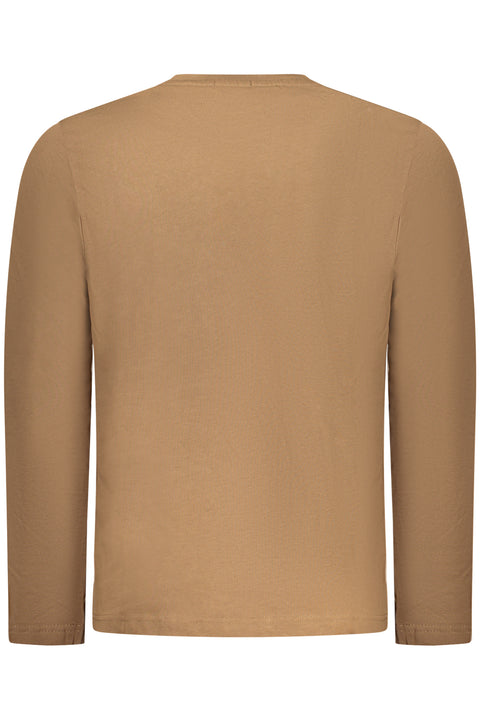 Coveri Moving T-Shirt Maniche Lunghe Uomo Marrone