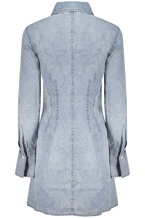 Desigual Abito Corto Donna Azzurro