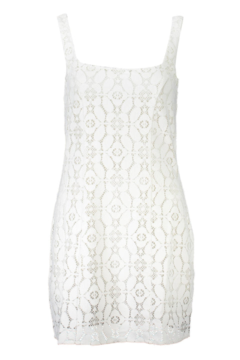 Desigual Abito Corto Donna Bianco