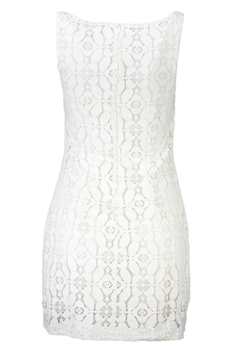 Desigual Abito Corto Donna Bianco