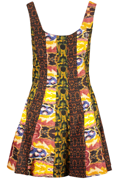 Desigual Abito Corto Donna Giallo
