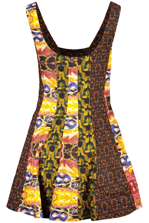 Desigual Abito Corto Donna Giallo