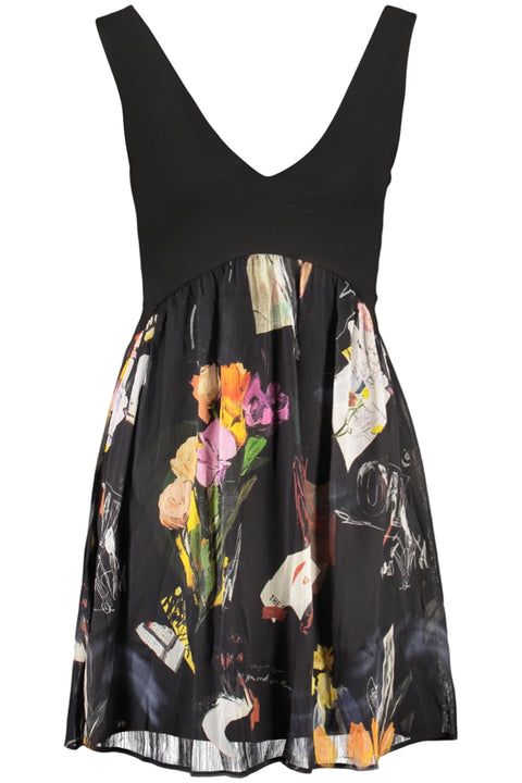 Desigual Abito Corto Donna Nero