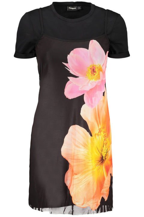 Desigual Abito Corto Donna Nero