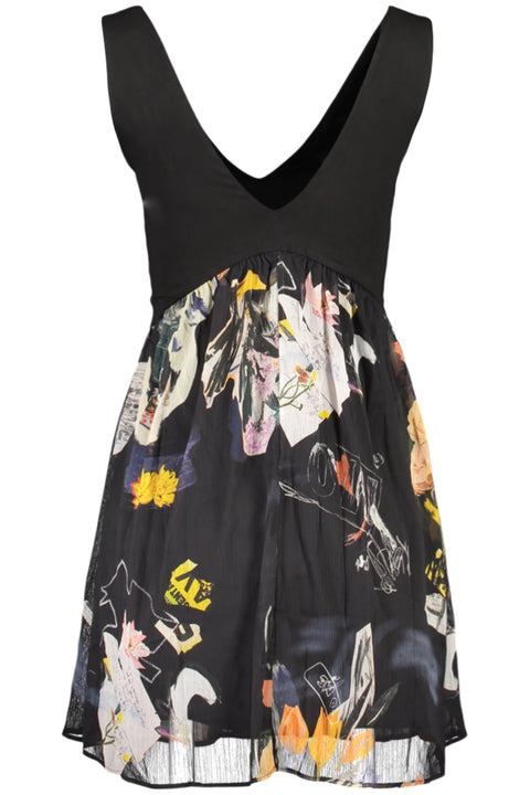 Desigual Abito Corto Donna Nero