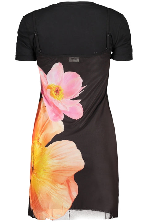 Desigual Abito Corto Donna Nero