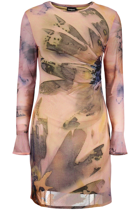 Desigual Abito Corto Donna Rosa