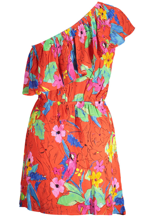 Desigual Abito Corto Donna Rosso