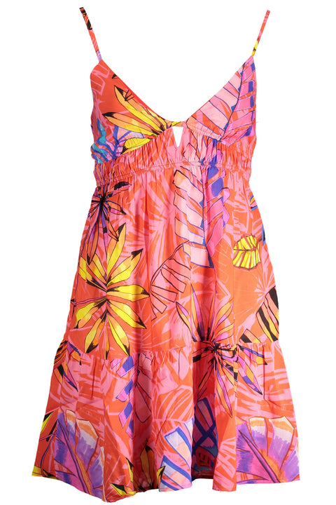 Desigual Abito Corto Donna Rosso
