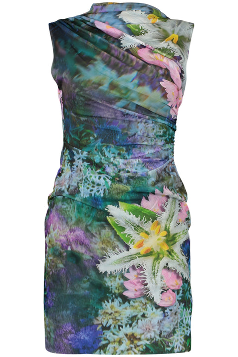 Desigual Abito Corto Donna Verde