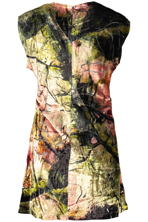 Desigual Abito Corto Donna Verde