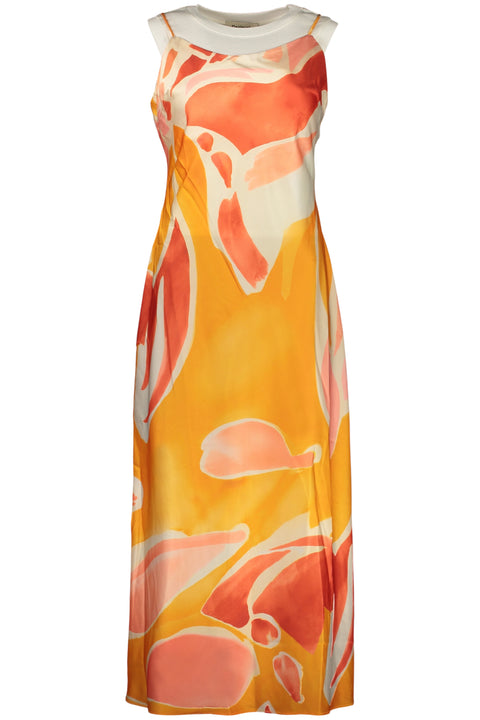 Desigual Abito Lungo Donna Arancio