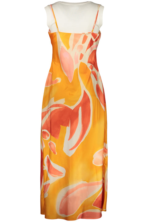 Desigual Abito Lungo Donna Arancio