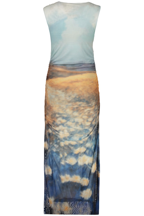 Desigual Abito Lungo Donna Azzurro