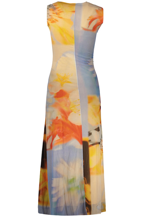 Desigual Abito Lungo Donna Azzurro