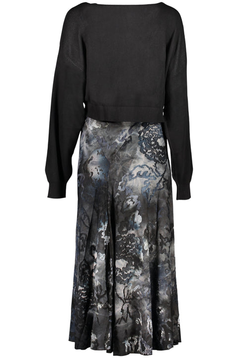 Desigual Abito Lungo Donna Blu