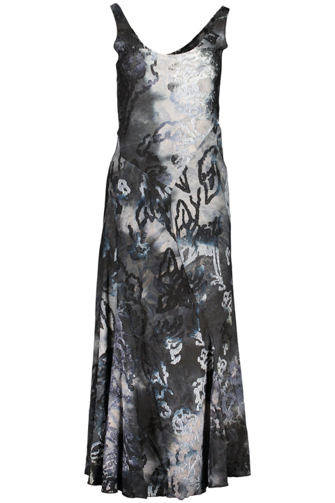 Desigual Abito Lungo Donna Blu