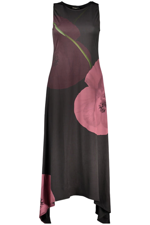 Desigual Abito Lungo Donna Nero