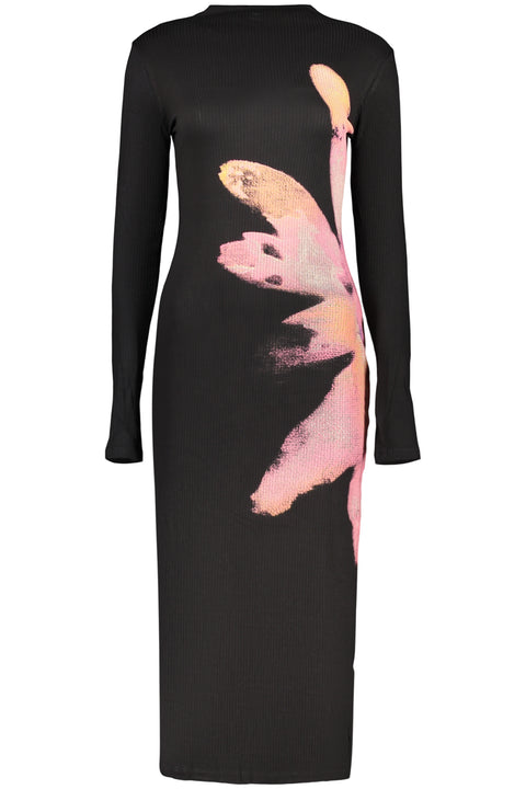 Desigual Abito Lungo Donna Nero