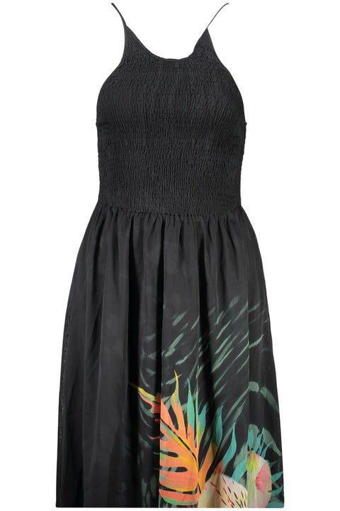 Desigual Abito Lungo Donna Nero