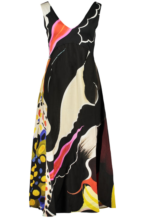 Desigual Abito Lungo Donna Nero
