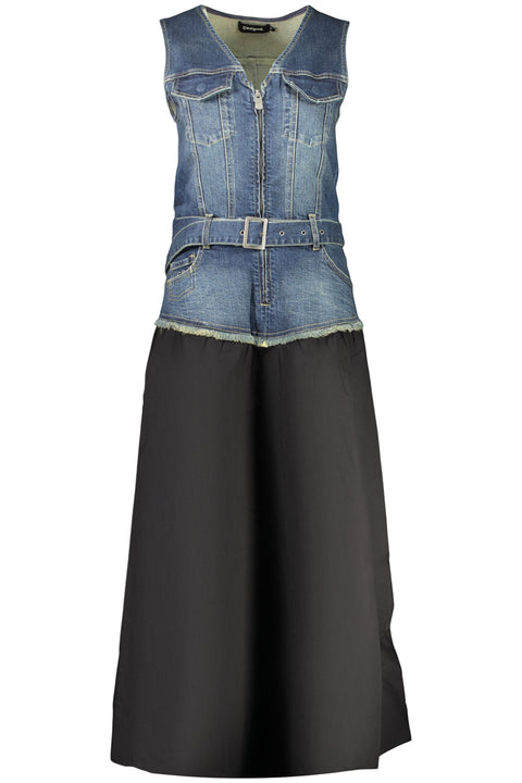 Desigual Abito Lungo Donna Nero