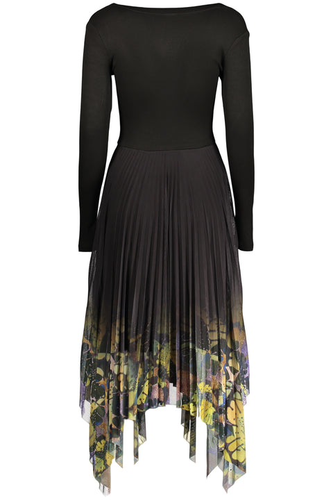 Desigual Abito Lungo Donna Nero