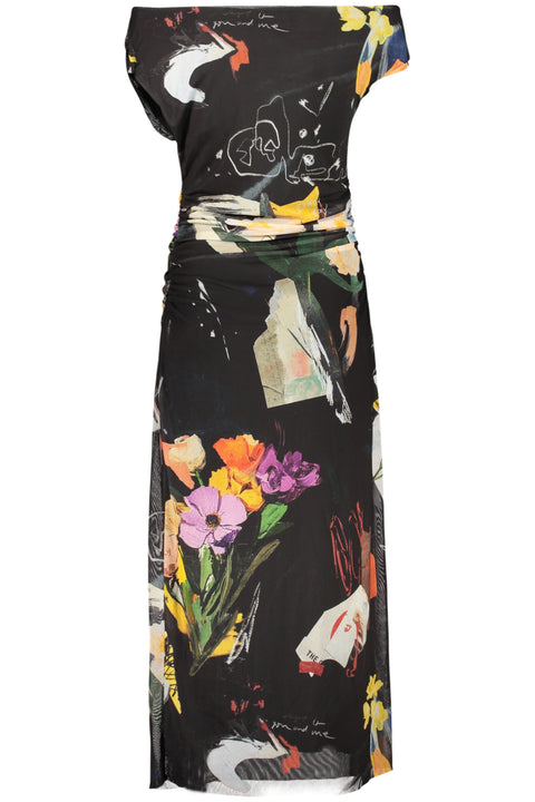 Desigual Abito Lungo Donna Nero
