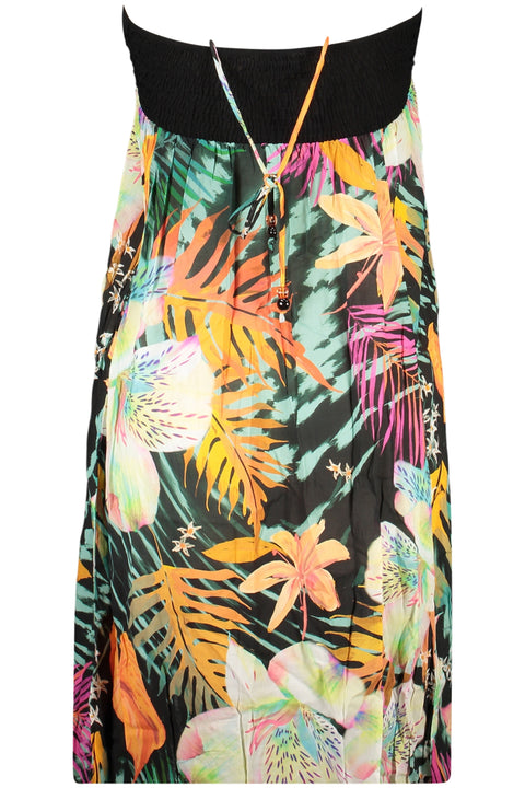Desigual Abito Lungo Donna Nero