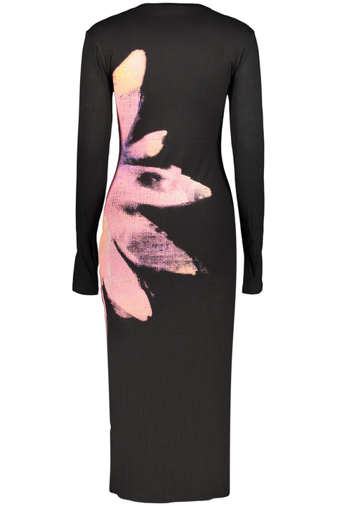 Desigual Abito Lungo Donna Nero