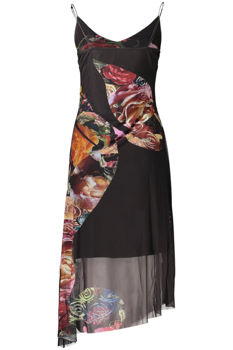 Desigual Abito Lungo Donna Nero