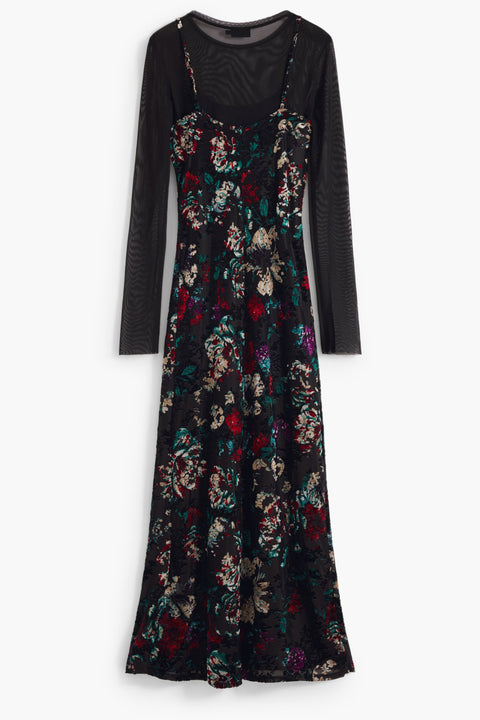 Desigual Abito Lungo Donna Nero