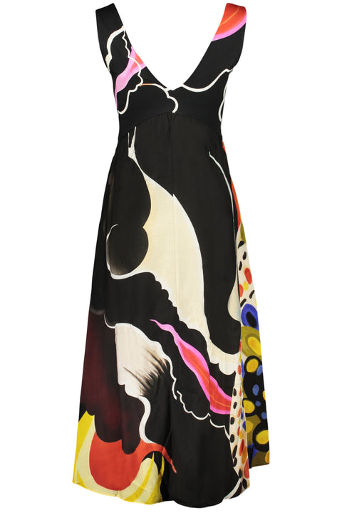 Desigual Abito Lungo Donna Nero