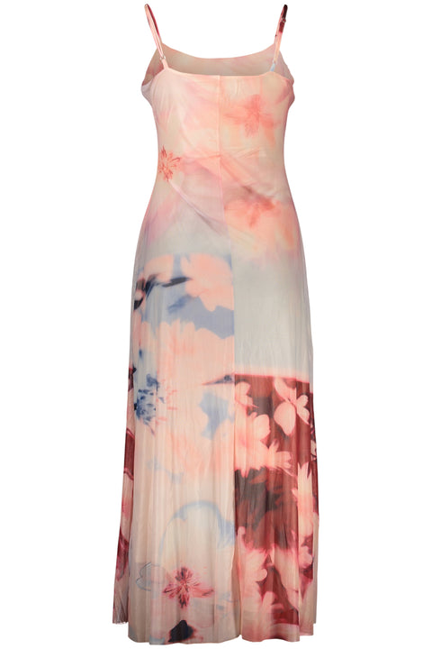 Desigual Abito Lungo Donna Rosa