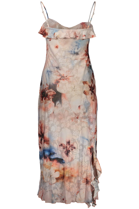 Desigual Abito Lungo Donna Rosa