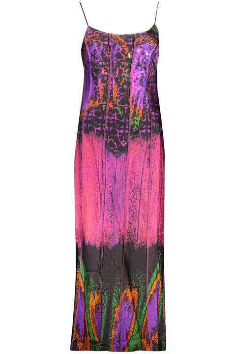 Desigual Abito Lungo Donna Viola