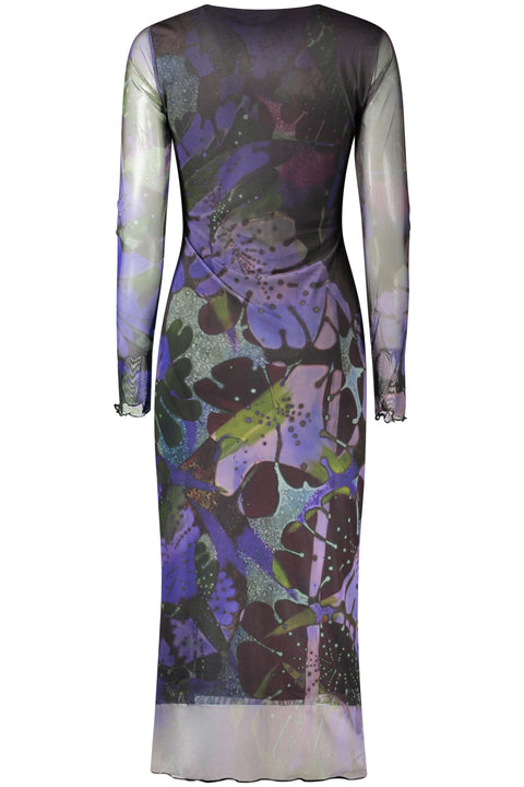 Desigual Abito Lungo Donna Viola