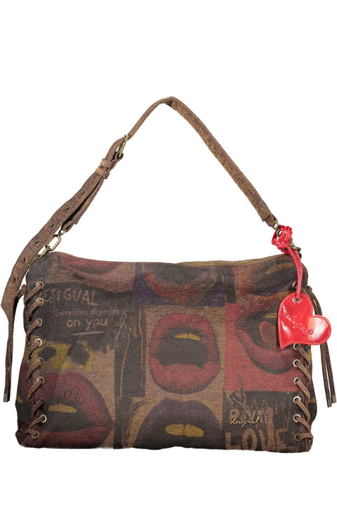 Desigual Borsa Donna Marrone