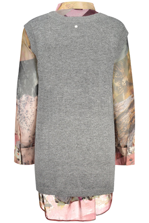 Desigual Camicia Maniche Lunghe Donna Grigio