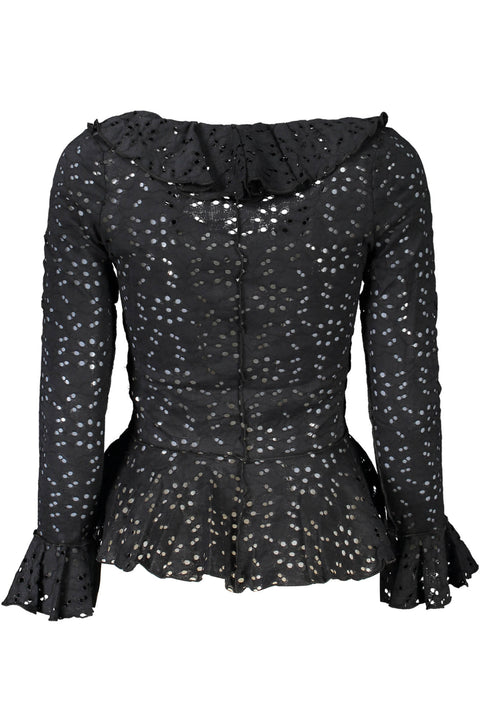 Desigual Camicia Maniche Lunghe Donna Nero