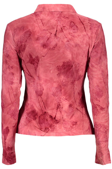 Desigual Camicia Maniche Lunghe Donna Rosso