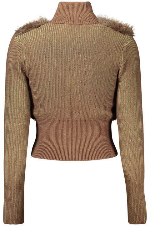 Desigual Cardigan Donna Marrone