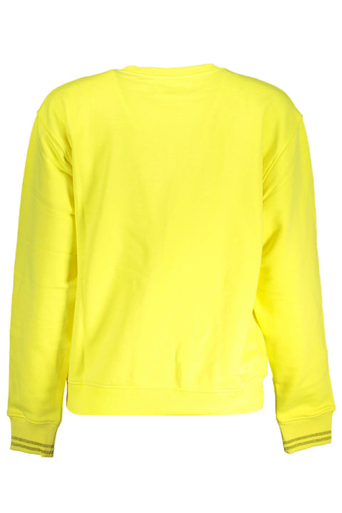 Desigual Felpa Senza Zip Donna Giallo