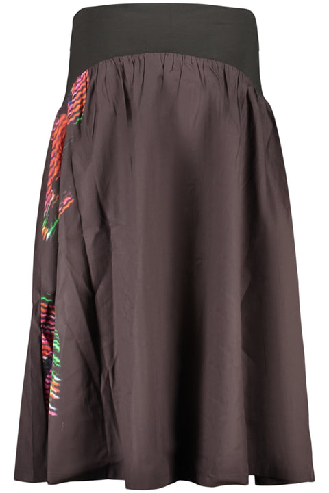 Desigual Gonna Lunga Donna Nero