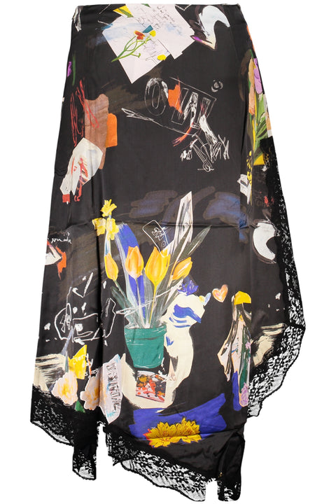 Desigual Gonna Lunga Donna Nero