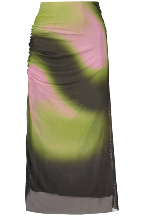 Desigual Gonna Lunga Donna Verde