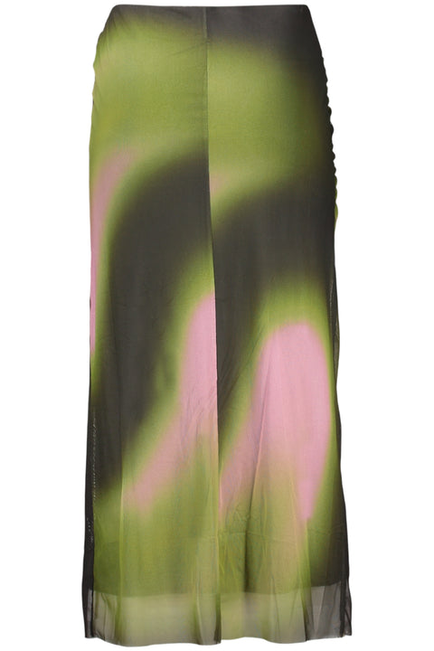 Desigual Gonna Lunga Donna Verde