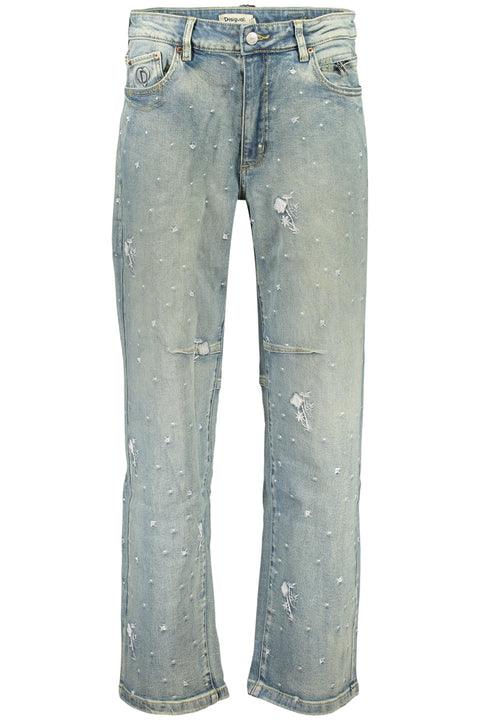 Desigual Jeans Denim Donna Azzurro