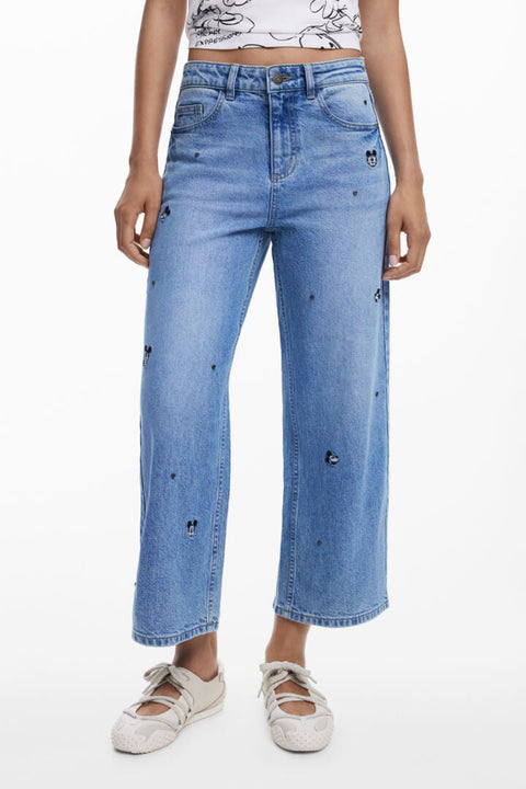 Desigual Jeans Denim Donna Azzurro